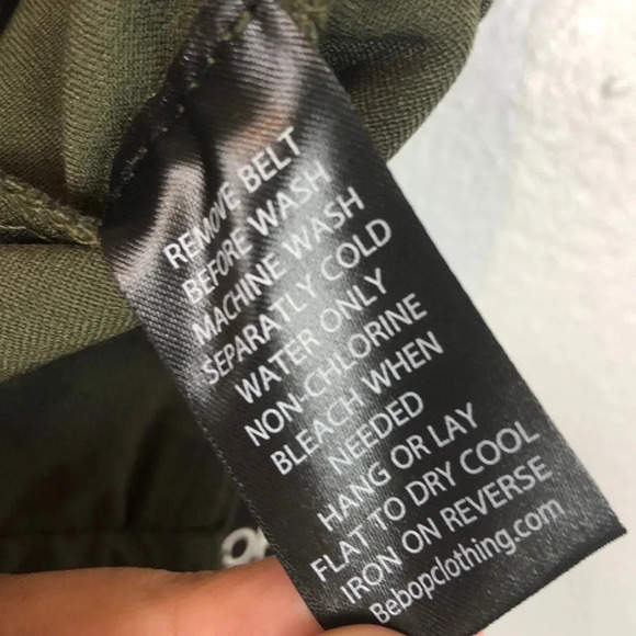 Bebop New Juniors Size 19 Olive Green Pull-on Style Short - Picture 7 of 7